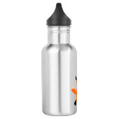Niedlicher Weihnachtsfox Edelstahlflasche (Links)