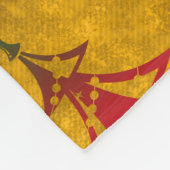 Niedlicher Weihnachtsfox Fleecedecke (Ecke)