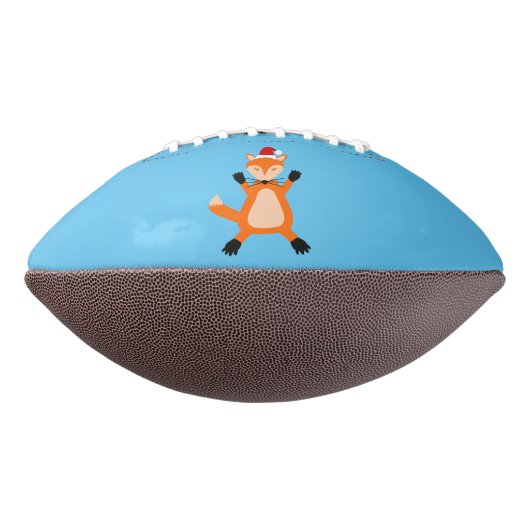 Niedlicher Weihnachtsfox Football (Gedreht 270)