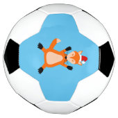 Niedlicher Weihnachtsfox Fußball (Gedreht)