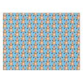 Niedlicher Weihnachtsfox Gemustert Tischdecke (Vorderseite (Horizontal))