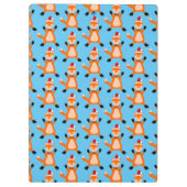 Niedlicher Weihnachtsfox Klemmbrett (Rückseite)
