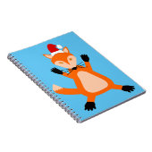 Niedlicher Weihnachtsfox Notizblock (Rechte Seite)