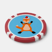 Niedlicher Weihnachtsfox Pokerchips (Einzeln)