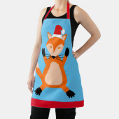 Niedlicher Weihnachtsfox Schürze (InSitu)