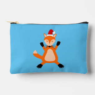 Niedlicher Weihnachtsfox Zubehörtasche