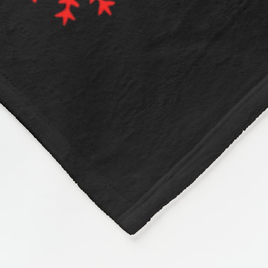 Niedlicher Weihnachtsgast Tree Candy Cane Fleecedecke (Ecke)