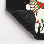 Niedlicher Weihnachtsgast Tree Candy Cane Mousepad (Ecke)