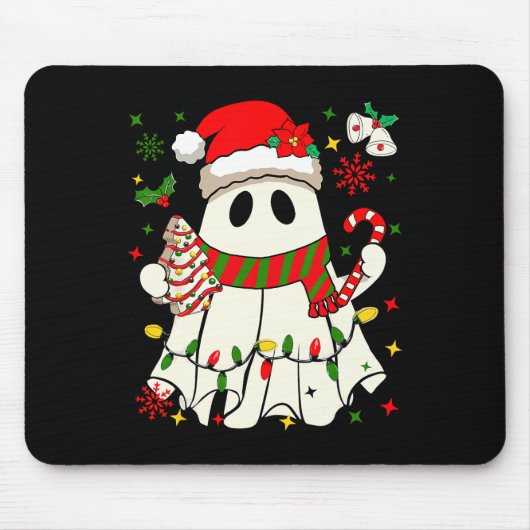 Niedlicher Weihnachtsgast Tree Candy Cane Mousepad (Vorne)
