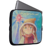 niedlicher Weihnachtsgel Laptopschutzhülle (Vorne Rechts)