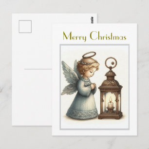 Niedlicher Weihnachtsgel Postkarte