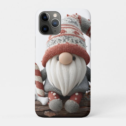 Niedlicher Weihnachtsgenom mit einer Candy Cane au Case-Mate iPhone Hülle (Rückseite)