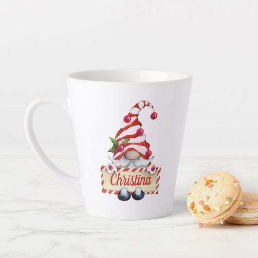 Niedlicher Weihnachtsgenom Red Strip Hat Individue Milchtasse (Beispiel)