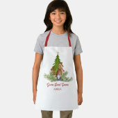 Niedlicher Weihnachtsgenom Sweet Gnome Personalize Schürze (Insitu)