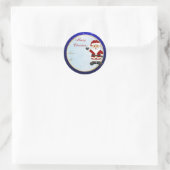 Niedlicher Weihnachtsgeschenk Runder Aufkleber (Tasche)