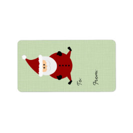 Niedlicher Weihnachtsgeschenk-Tag Adressaufkleber