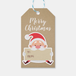 Niedlicher Weihnachtsgeschenktag Geschenkanhänger