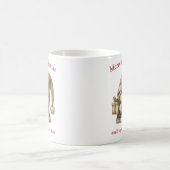 Niedlicher Weihnachtsgeschmack aus Elfenbein Kaffeetasse (Mittel)