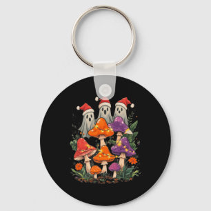 Niedlicher Weihnachtsghost Pilz Cottagecore Boho D Schlüsselanhänger