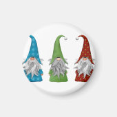 Niedlicher Weihnachtsgnome Magnet (Vorne)