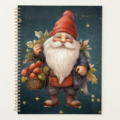 Niedlicher Weihnachtsgnome Planer (Vorderseite)