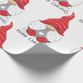 Niedlicher Weihnachtsgottesdienst Geschenkpapier (Ecke)