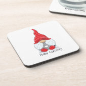 Niedlicher Weihnachtsgottesdienst Getränkeuntersetzer (Linke Seite)