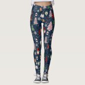 Niedlicher Weihnachtsgottesdienst Leggings (Vorderseite)