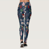 Niedlicher Weihnachtsgottesdienst Leggings (Rückseite)