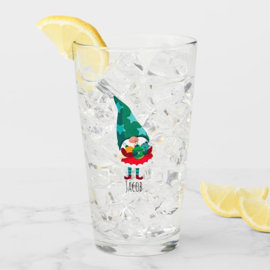 Niedlicher Weihnachtsgottesdienst mit Weihnachtssc Glas (Vorderseite Ice)