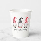 Niedlicher Weihnachtsgottesdienst Pappbecher (Rückseite)