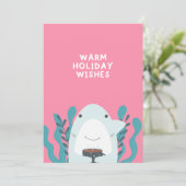 Niedlicher Weihnachtshai (Stehend Vorderseite)