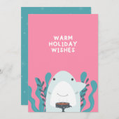 Niedlicher Weihnachtshai (Vorne/Hinten)