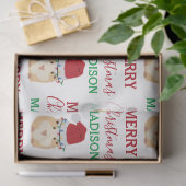 Niedlicher WeihnachtsHamster Funny Animal Individu Seidenpapier (Geschenk)