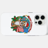 Niedlicher Weihnachtshund Case-Mate iPhone Hülle (Rückseite (Horizontal))