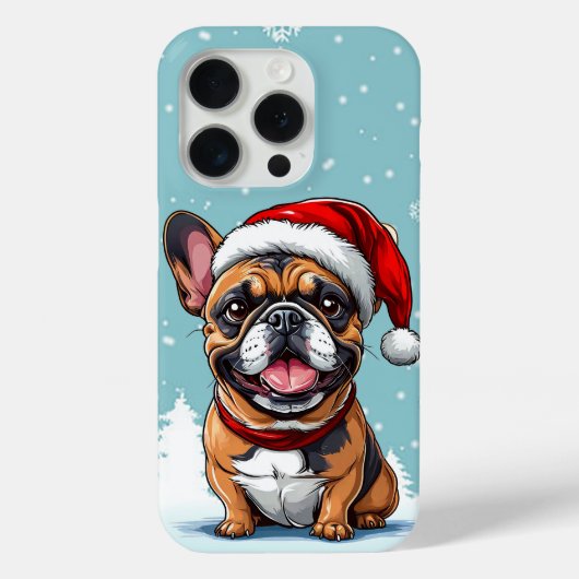 Niedlicher Weihnachtshund Case-Mate iPhone Hülle (Rückseite)