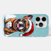 Niedlicher Weihnachtshund Case-Mate iPhone Hülle (Rückseite (Horizontal))