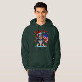 Niedlicher Weihnachtshund Hoodie (Vorne ganz)