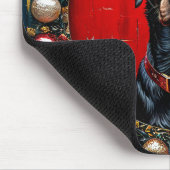 Niedlicher Weihnachtshund Mousepad (Ecke)