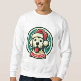 Niedlicher Weihnachtshund Sweatshirt