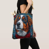 Niedlicher Weihnachtshund Tasche (Von Nahem)