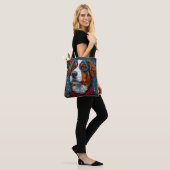 Niedlicher Weihnachtshund Tasche (Am Model)