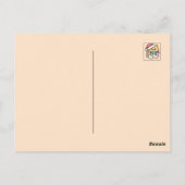 Niedlicher Weihnachtshund - Yappy Howlidays Postkarte (Rückseite)