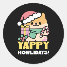Niedlicher Weihnachtshund - Yappy Howlidays