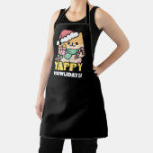 Niedlicher Weihnachtshund - Yappy Howlidays Schürze (InSitu)