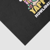 Niedlicher Weihnachtshund - Yappy Howlidays Seidenpapier (Ausschnitt)