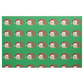 Niedlicher WeihnachtsIgel mit einer Weihnachtsmann Stoff (Fat Quarter (45,7 x 55,9 cm))