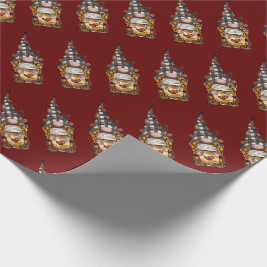 Niedlicher Weihnachtskalender Geschenkpapier (Ecke)