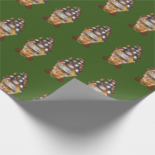 Niedlicher Weihnachtskalender Geschenkpapier (Ecke)