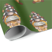 Niedlicher Weihnachtskalender Geschenkpapier (Rolleneckpunkt)